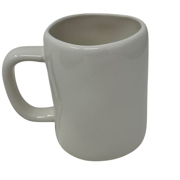 Rae Dunn Artisan Collection By Magenta White Ceramic CAFFEINE Mug Farmhouse - Picture 4 of 8